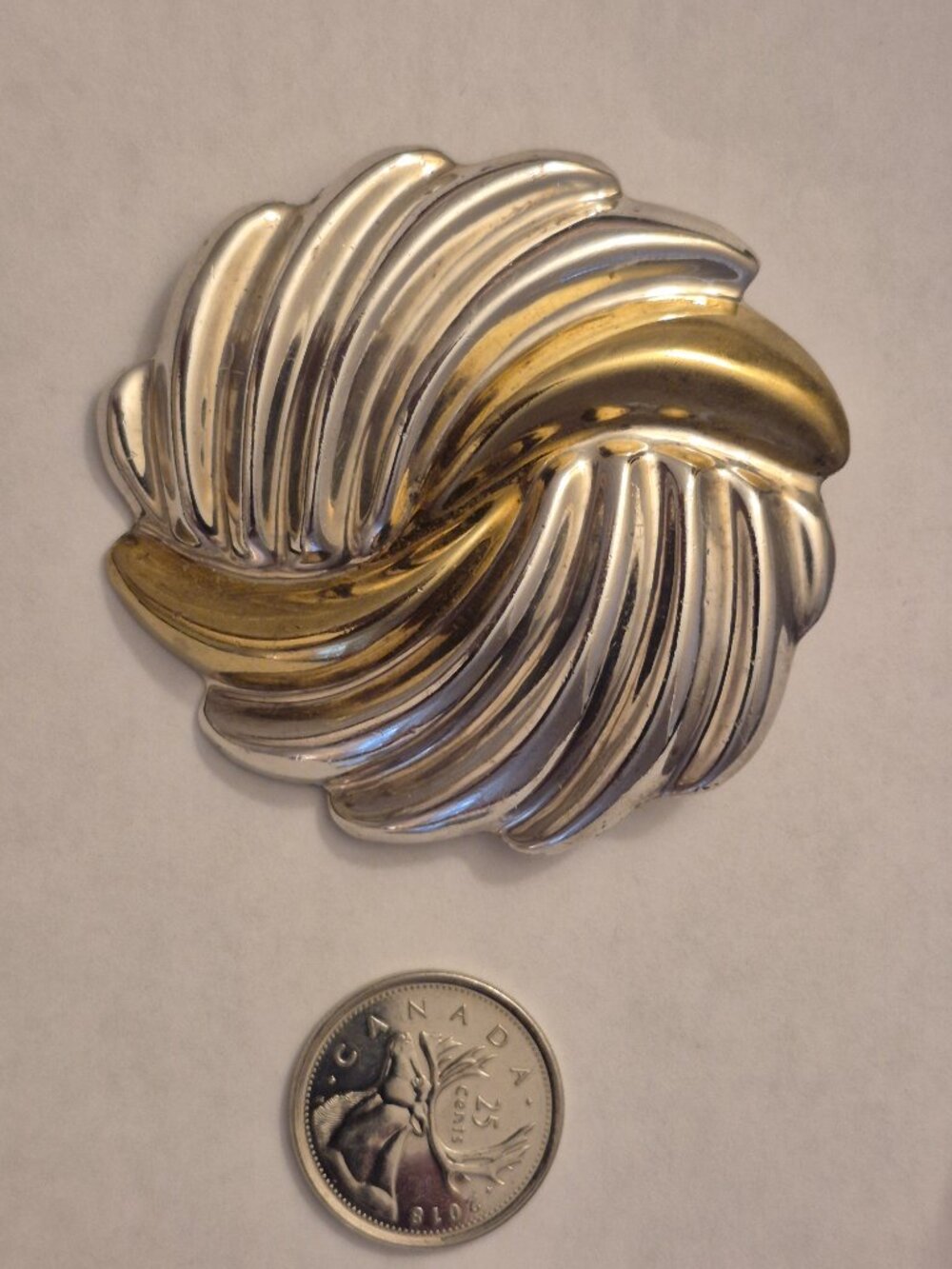 Vintage Taxco Mexican Sterling Silver Modernist Brooch Pendant Combo TP-121